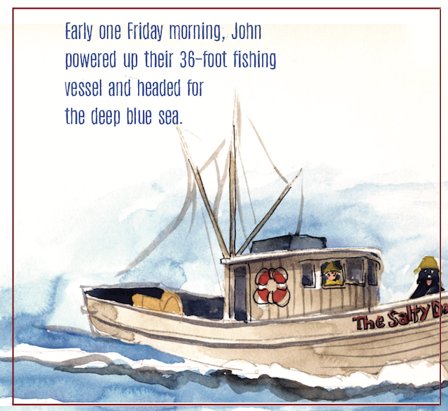 The legend of Jake the Salty Dog, written by Robbert Gossett, illustrated by Michael Meissner, Page 10